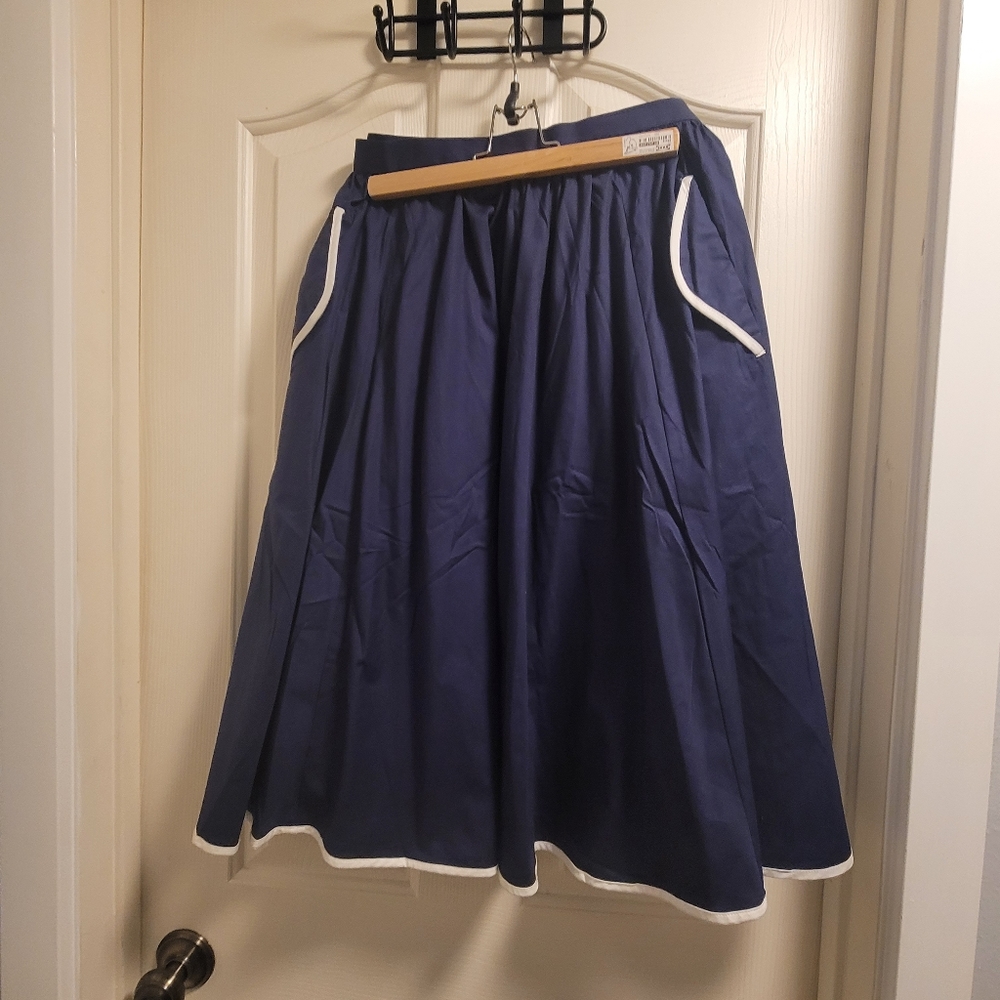 Chic Star Navy Skirt
